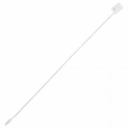 Биркодержатели веревочные с пластиковой пломбой 17 см, STAFF, КОМПЛЕКТ 1000 штук, белые, 291275