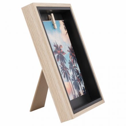 Рамка из МДФ BRAUBERG LOFT BLACK BOX, фото 13х18 см, с прищепкой, 20х25 см, 391290 Рамка из МДФ BRAUBERG LOFT BLACK BOX, фото 13х18 см, с прищепкой, 20х25 см, 391290