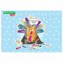 Настольное покрытие BRAUBERG KIDS для труда и творческих занятий, ПВХ, "Art throne", 50х35 см, 272359