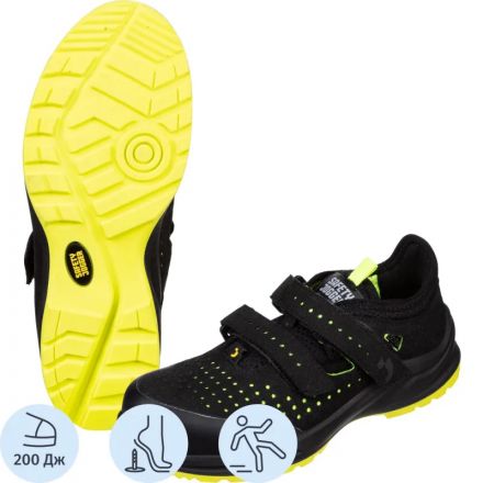 Полуботинки Safety Jogger MODULO S1PS SANDAL BLK р.42