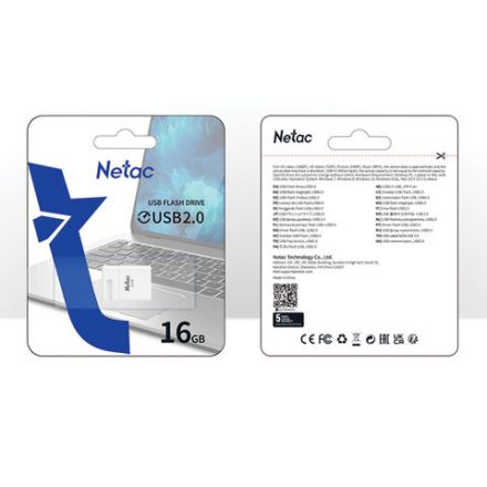 Флеш-диск 16 GB NETAC U116, USB 2.0, белый, NT03U116N-016G-20WH Флеш-диск 16 GB NETAC U116, USB 2.0, белый, NT03U116N-016G-20WH