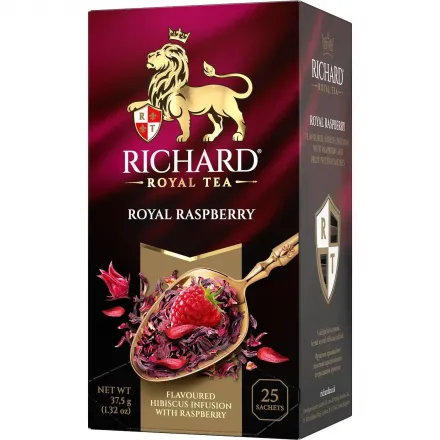 Чай травяной Richard Royal Raspberry, 25 пакетиков
