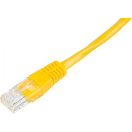 Патч-корд BigTech OPCC020 UTP CCA кат.5e/1м/литой/многожильный (желтый)