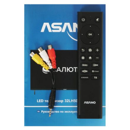 Телевизор ASANO 32LH5020T, 32" (80 см), 1366x768, HD, 16:9, Салют ТВ, Wi-Fi, безрамочный, черный Телевизор ASANO 32LH5020T, 32" (80 см), 1366x768, HD, 16:9, Салют ТВ, Wi-Fi, безрамочный, черный