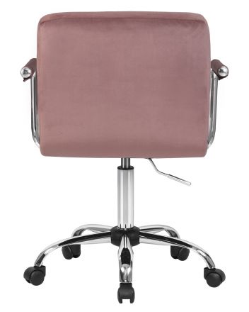 Офисное кресло для персонала DOBRIN TERRY, пудрово-розовый велюр (MJ9-32) Офисное кресло для персонала DOBRIN TERRY, пудрово-розовый велюр (MJ9-32)