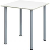 Стол обеденный Комус МДС 70х70 белый/серый Стол обеденный Комус МДС 70х70 белый/серый