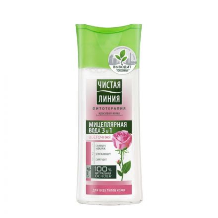 Вода мицеллярная ЧИСТАЯ ЛИНИЯ 3в1 100мл Вода мицеллярная ЧИСТАЯ ЛИНИЯ 3в1 100мл