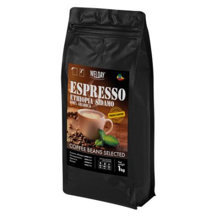 Кофе в зернах WELDAY (ВЭЛДЭЙ) "ESPRESSO ЭФИОПИЯ СИДАМО" 1 кг, арабика 100%, 624399 Кофе в зернах WELDAY (ВЭЛДЭЙ) "ESPRESSO ЭФИОПИЯ СИДАМО" 1 кг, арабика 100%, 624399