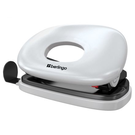 Дырокол Berlingo "Round" 20л., пластиковый, белый Дырокол Berlingo "Round" 20л., пластиковый, белый