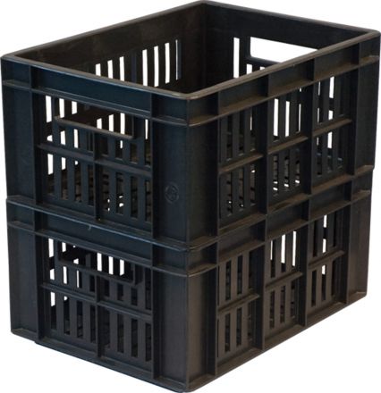 Ящик дрожжевой 400х300х200 с перф. черный