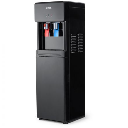 Кулер для воды напольный AEL LC-AEL-850a, нагрев/охлаждение компрессор., нижняя загрузка бутыли, черный Кулер для воды напольный AEL LC-AEL-850a, нагрев/охлаждение компрессор., нижняя загрузка бутыли, черный