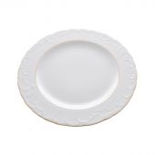 Блюдо круглое Repast Rococo с золот.полос.32 см