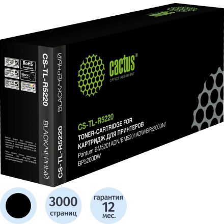 Тонер-картридж Cactus CS-TL-R5220 TL-R5220 чер. для Pantum BM5201ADN/ADW