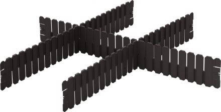 Разделитель для ящиков 600x85 PP черный