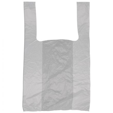 Пакет-майка ПНД 25+12х45 см 9 мккм Артпласт Белая 100 шт/уп Пакет-майка ПНД 25+12х45 см 9 мккм Артпласт Белая 100 шт/уп