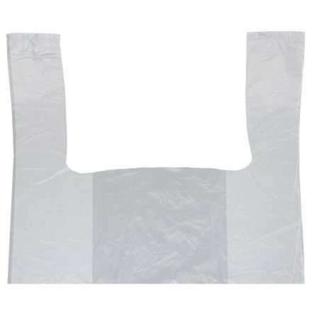 Пакет-майка ПНД 25+12х45 см 9 мккм Артпласт Белая 100 шт/уп Пакет-майка ПНД 25+12х45 см 9 мккм Артпласт Белая 100 шт/уп