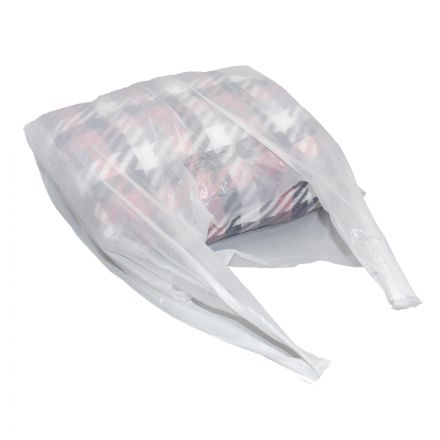 Пакет-майка ПНД 25+12х45 см 9 мккм Артпласт Белая 100 шт/уп Пакет-майка ПНД 25+12х45 см 9 мккм Артпласт Белая 100 шт/уп