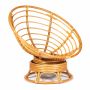 Кресло-качалка Папасан/Papasan (W 23/01 B) /без подушки/ 115х78х104см, медовый