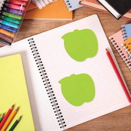 Блок самоклеящийся (стикеры), фигурный BRAUBERG, НЕОНОВЫЙ "Яблоко", 50 листов, зеленый, европодвес, 122709 Блок самоклеящийся (стикеры), фигурный BRAUBERG, НЕОНОВЫЙ "Яблоко", 50 листов, зеленый, европодвес, 122709