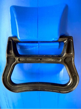 Бочка 48л. круглая, с крышкой и обручем, с ручками синий Бочка 48л. круглая, с крышкой и обручем, с ручками синий