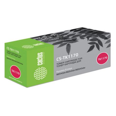 Тонер-картридж CACTUS (CS-TK1170) для KYOCERA M2040dn/M2540dn/M2640idw, ресурс 7200 стр. Тонер-картридж CACTUS (CS-TK1170) для KYOCERA M2040dn/M2540dn/M2640idw, ресурс 7200 стр.