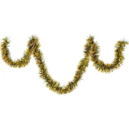 Мишура новогодняя, 2м, диаметр 9 см, цвет:  золото HD-CT026