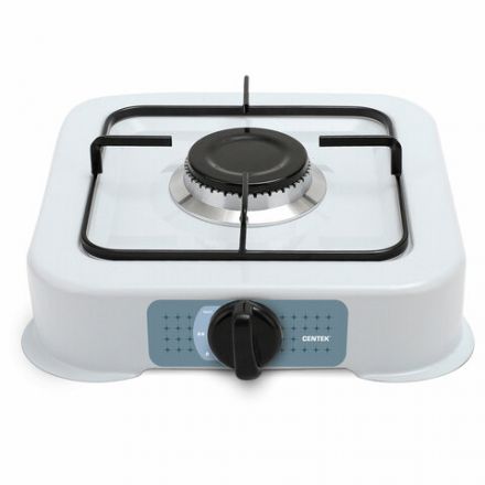 Настольная газовая плита CENTEK CT-1520, 1 конфорка, сменная форсунка (баллон/магистраль), белая Настольная газовая плита CENTEK CT-1520, 1 конфорка, сменная форсунка (баллон/магистраль), белая