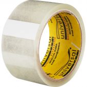 Клейкая лента упаковочная UNIVERSAL 50мм х 45м 40мкм прозрачная Клейкая лента упаковочная UNIVERSAL 50мм х 45м 40мкм прозрачная