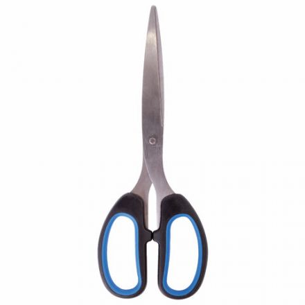 Ножницы BRAUBERG "Classic+", 205 мм, черно-синие, классической формы, резиновые вставки, 236449 Ножницы BRAUBERG "Classic+", 205 мм, черно-синие, классической формы, резиновые вставки, 236449
