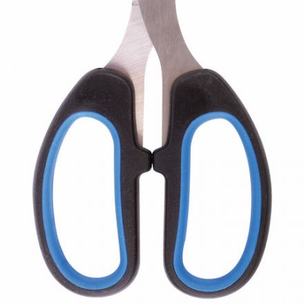 Ножницы BRAUBERG "Classic+", 205 мм, черно-синие, классической формы, резиновые вставки, 236449 Ножницы BRAUBERG "Classic+", 205 мм, черно-синие, классической формы, резиновые вставки, 236449