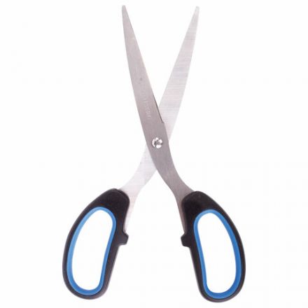Ножницы BRAUBERG "Classic+", 205 мм, черно-синие, классической формы, резиновые вставки, 236449 Ножницы BRAUBERG "Classic+", 205 мм, черно-синие, классической формы, резиновые вставки, 236449