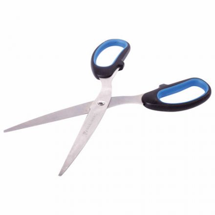 Ножницы BRAUBERG "Classic+", 205 мм, черно-синие, классической формы, резиновые вставки, 236449 Ножницы BRAUBERG "Classic+", 205 мм, черно-синие, классической формы, резиновые вставки, 236449