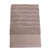 Полотенце махровое 50х90 Страйп какао
