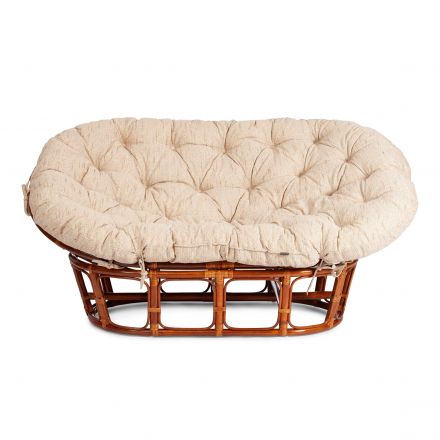 Кресло "MAMASAN" 23/02 W /с подушкой/, Cognac (коньяк) Кресло "MAMASAN" 23/02 W /с подушкой/, Cognac (коньяк)