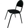 Стул КО_Echair 00С Серна каркас черный, ткань черная 101 Стул КО_Echair 00С Серна каркас черный, ткань черная 101
