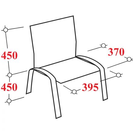 Стул КО_Echair 00С Серна каркас черный, ткань черная 101
