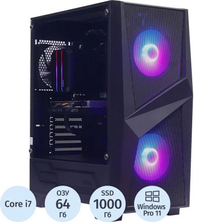 Системный блок Bigtech 7NG (i7 14700F,B760,64Gb,1Tb,4Tb,5070 Ti,1000W,w11p)