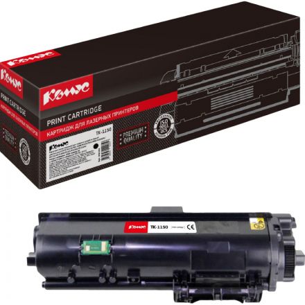 Картридж лазерный Комус TK-1150 чер. для Kyocera Ecosys M2635 (чип)