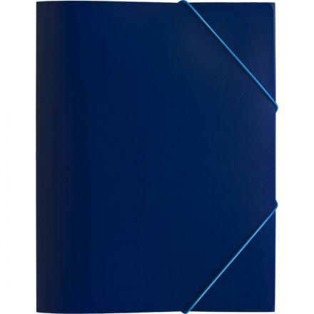 Папка на резинке Attache Economy A4 пластиковая синяя (0.45 мм, до 200 листов)