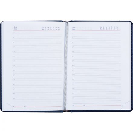 Ежедневник недатированный Attache Сиам искусственная кожа А6 176 листов синий (110x155 мм) Ежедневник недатированный Attache Сиам искусственная кожа А6 176 листов синий (110x155 мм)