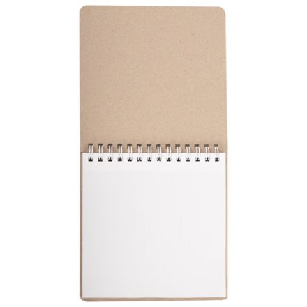 Скетчбук, белая бумага 120 г/м2 + крафт 80 г/м2 195х195 мм, 60 + 20 л., гребень, BRAUBERG ART DEBUT, 112983