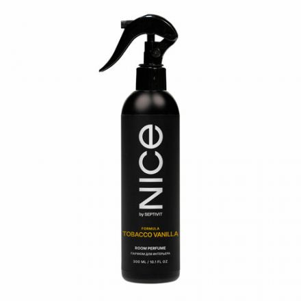 Освежитель воздуха, парфюм для дома и офиса 300 мл, NICE by SEPTIVIT "Tobacco&Vanilla", 400 Освежитель воздуха, парфюм для дома и офиса 300 мл, NICE by SEPTIVIT "Tobacco&Vanilla", 400