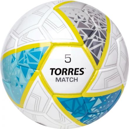 Мяч футбольный TORRES Match F323975, размер 5, 00017043