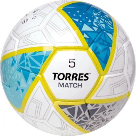 Мяч футбольный TORRES Match F323975, размер 5, 00017043