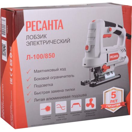 Электролобзик Ресанта Л-100/850 (75/9/4) Электролобзик Ресанта Л-100/850 (75/9/4)