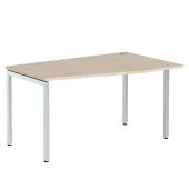 Стол эргономичный XSCT 149(R) Бук Тиара/Алюминий 1400х900х750 XTEN-S Стол эргономичный XSCT 149(R) Бук Тиара/Алюминий 1400х900х750 XTEN-S