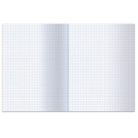 Книга учета 96 л., клетка, обложка из мелованного картона, блок офсет, А4 200х290 мм, ОФИСМАГ, 130186