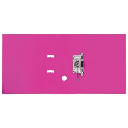 Папка-регистратор BRAUBERG "EXTRA", 75 мм, розовая, двустороннее покрытие пластик, металлический уголок, 228575