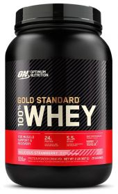 Протеин Optimum Nutrition 100% Whey Gold Standard, 2270 гр., восхитительная клубника