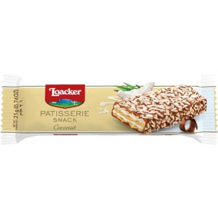 Вафли Loacker Gran Pasticceria снек кокос 21гх24шт/уп Вафли Loacker Gran Pasticceria снек кокос 21гх24шт/уп